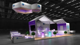20x50 Île booth design by Reaction Space